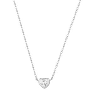 925 Pure Silver Heart Chain Pendant